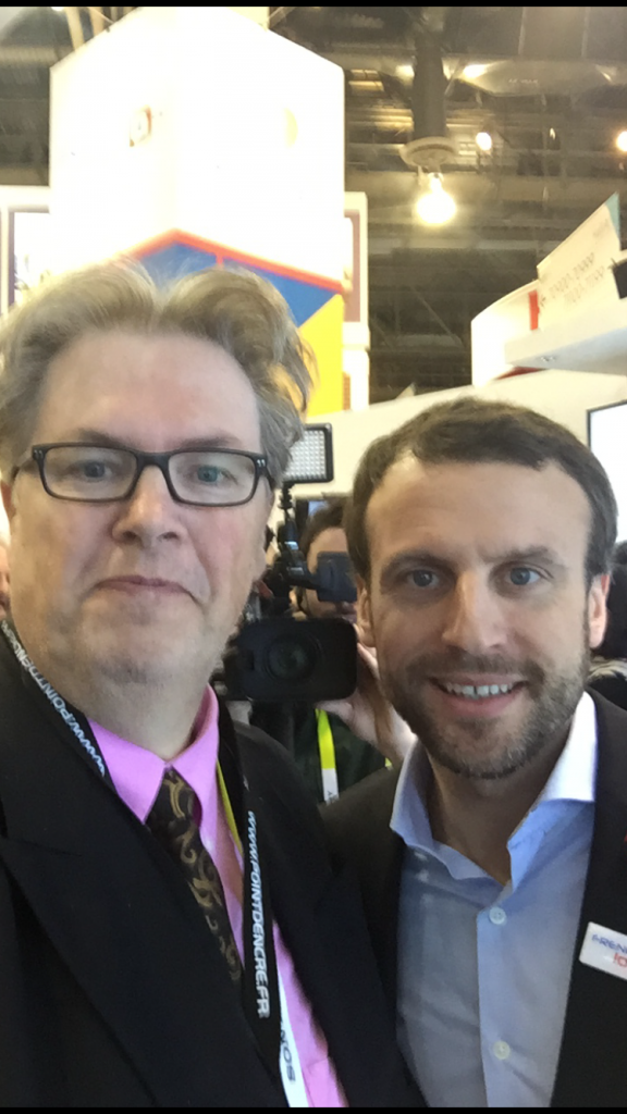 Eric crelier & Emmanuel Macron