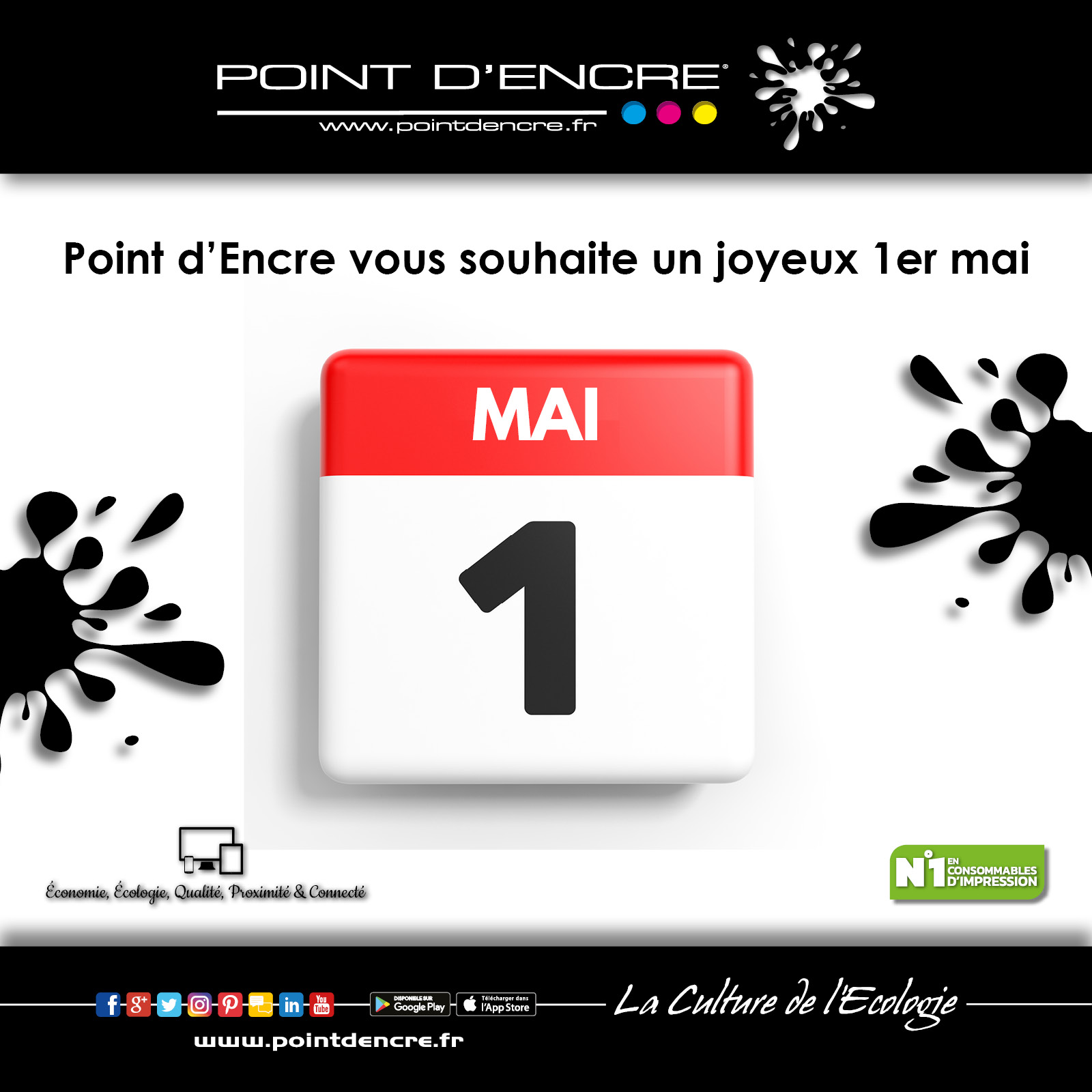 POINT D’ENCRE vous souhaite un joyeux 1er Mai 2022 !!! Blog de la