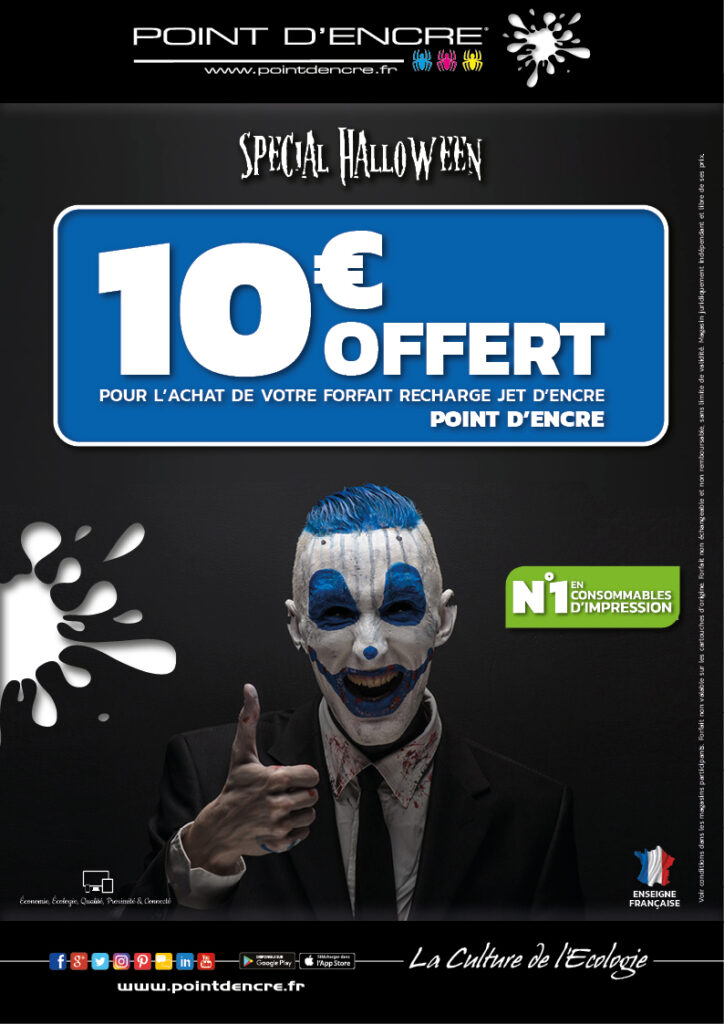 POINT D'ENCRE Spécial Halloween 10€ Offert....