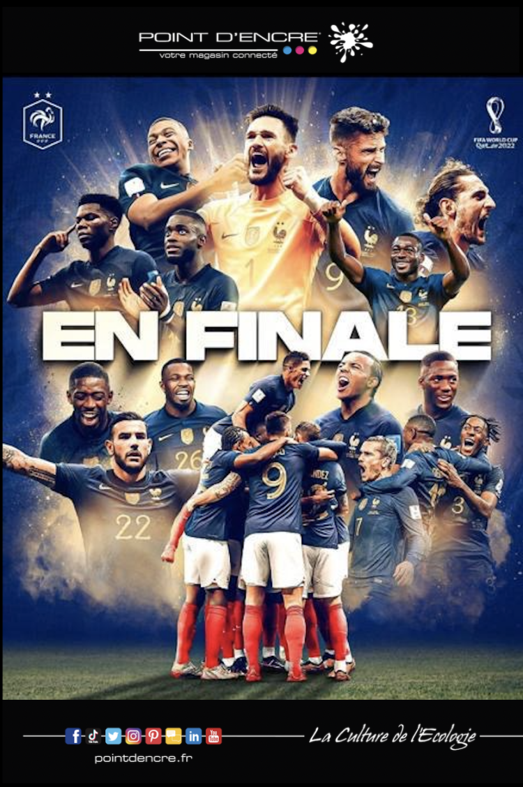 POINT D’ENCRE, supporter de l’équipe de France !!!