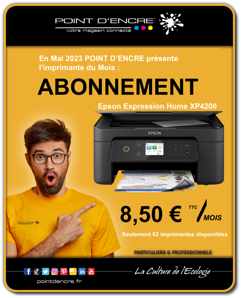 POINT D'ENCRE les dernières imprimantes disponibles : Pour notre Epson  Expression Home XP-2200 … - Blog de la marque Point d'Encre