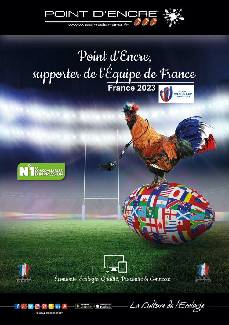 POINT D'ENCRE Supporter de l'équipe de France 2023 !!!