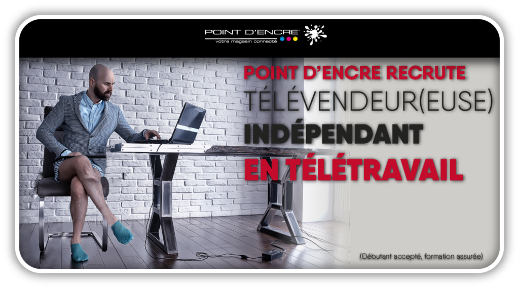 Télévendeuse / Télévendeur indépendant , En Novembre 2023 devenez Partenaire du 1er Réseau Français Spécialisé dans la Recharge de consommables d’ impression …