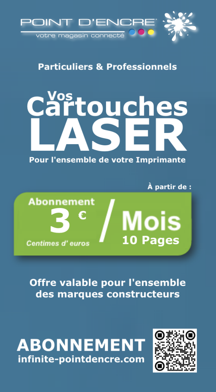 Arrêtez d’acheter vos cartouches laser coûteuses avec Infinite-PointDencre.com ! Imprimez en toute liberté, économisez avec créativité.