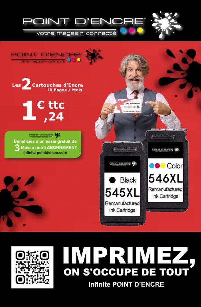 Dites Adieu aux Pannes Inattendues des Cartouches Canon PG-545 & CL-546 et aux Coûts Élevés ! #InfinitePointdEncre #CanonP5145XL #CanonPG546XL #ImpressionSansTracas #CartouchesDEncre #AbonnementImpression #ImpressionCouleur #ImpressionNoire #BudgetImpression #RenouvellementAutomatique #AvisClients #SatisfactionClient #ImpressionFluide #ExperienceImpression #ImpressionQualité #InnovationImpression #ImpressionSerene #CartouchesSansSoucis #CommunautéImpression 🌈✨#canon