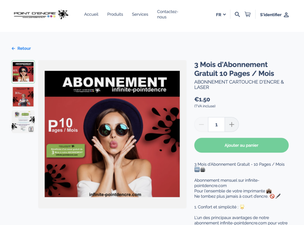 Libérez le Potentiel de Votre Imprimante avec l'Abonnement infinite POINT D'ENCRE & 3 Mois d'Abonnement Gratuit ! 🆓🖨️#abonnement #imprimante #encre #toner #livraison #consommables #affaires #cartouches #packpointdencre #serviceclient #rapportqualitéprix #impression #économie #simplicité #confort #notremarque #pointdencre #3moisgratuit #abonnement1,50€/Mois