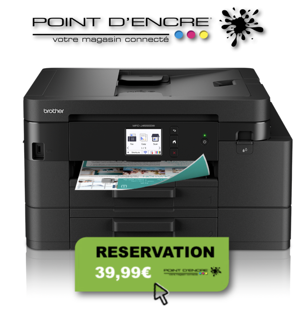 MFC-J4550DW Imprimante jet d'encre multifonction 4-en-1 sans fil. Eligible au forfait infinite POINT D'ENCRE #Brother #MFCJ4550DW #Imprimante #ServiceInfini #Impression #Économie #ApprovisionnementAutomatique #Écologie #ImpressionIllimitée #Bureau #Informatique #HighTech #GérerSonImpression #AstucesBureau #Innovation #Technologie #ConfortDImpression #Brothersolutions #ImprimanteMultifonction #ProduitsBrother #PrintSmart #InfinitePointDEncre