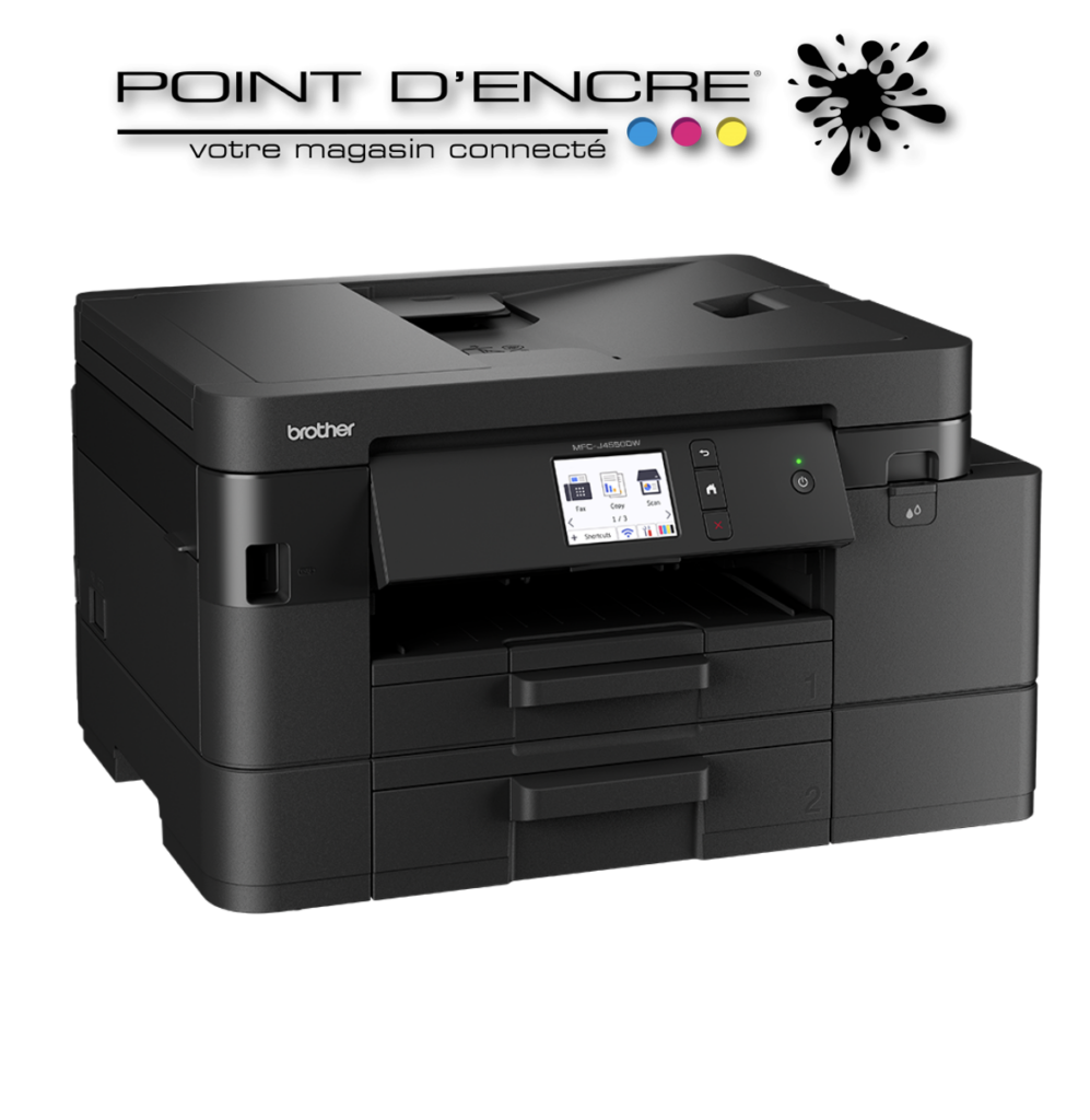 MFC-J4550DW Imprimante jet d'encre multifonction 4-en-1 sans fil. Eligible au forfait infinite POINT D'ENCRE #Brother #MFCJ4550DW #Imprimante #ServiceInfini #Impression #Économie #ApprovisionnementAutomatique #Écologie #ImpressionIllimitée #Bureau #Informatique #HighTech #GérerSonImpression #AstucesBureau #Innovation #Technologie #ConfortDImpression #Brothersolutions #ImprimanteMultifonction #ProduitsBrother #PrintSmart #InfinitePointDEncre