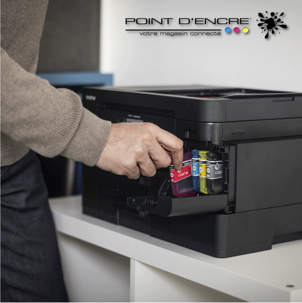 MFC-J4550DW Imprimante jet d'encre multifonction 4-en-1 sans fil. Eligible au forfait infinite POINT D'ENCRE #Brother #MFCJ4550DW #Imprimante #ServiceInfini #Impression #Économie #ApprovisionnementAutomatique #Écologie #ImpressionIllimitée #Bureau #Informatique #HighTech #GérerSonImpression #AstucesBureau #Innovation #Technologie #ConfortDImpression #Brothersolutions #ImprimanteMultifonction #ProduitsBrother #PrintSmart #InfinitePointDEncre
