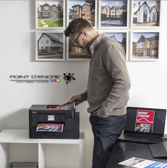 MFC-J4550DW Imprimante jet d'encre multifonction 4-en-1 sans fil. Eligible au forfait infinite POINT D'ENCRE #Brother #MFCJ4550DW #Imprimante #ServiceInfini #Impression #Économie #ApprovisionnementAutomatique #Écologie #ImpressionIllimitée #Bureau #Informatique #HighTech #GérerSonImpression #AstucesBureau #Innovation #Technologie #ConfortDImpression #Brothersolutions #ImprimanteMultifonction #ProduitsBrother #PrintSmart #InfinitePointDEncre