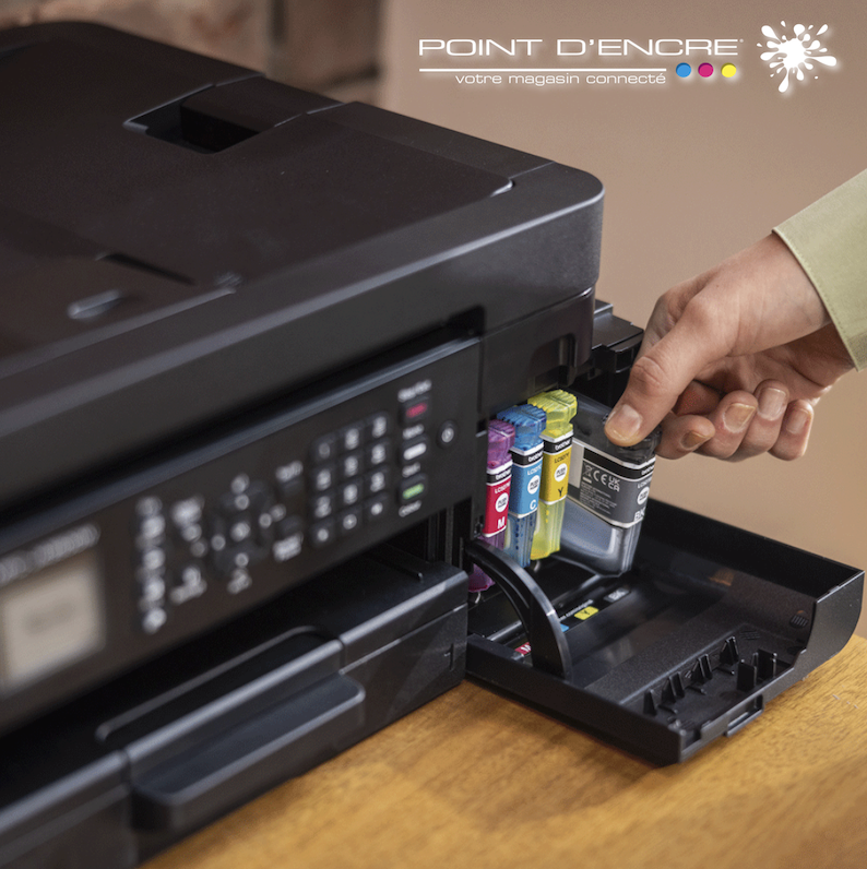 MFC-J4350DW Imprimante jet d'encre multifonction 4-en-1 sans fil. Eligible à notre ABONNEMENT infinite POINT D'ENCRE #Brother #Imprimantes #JetDEncre #PointDencre #Abonnement #InfinitePointDEncre #Écologie #ImpressionIllimitée #Bureau #Informatique #HauteTechnologie #Innovation #Consommables #RenouvellementInfini #Économies #GestionDImpression #Rentrée2025 #ImpressionDeQualité #TechnologieDurable