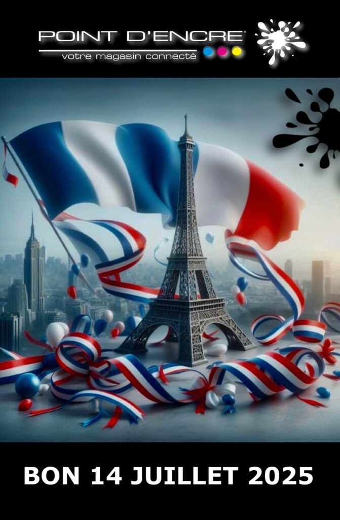 POINT D’ENCRE Enseigne Française : Bon 14 Juillet 2025 !!!