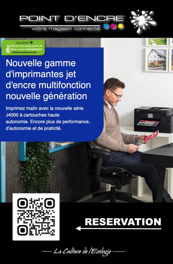 POINT D'ENCRE Présente la Nouvelle gamme d'imprimantes jet d'encre multifonctions nouvelle génération Brothers pour la rentrée !!! #Brother #Imprimantes #JetDEncre #PointDencre #Abonnement #InfinitePointDEncre #Écologie #ImpressionIllimitée #Bureau #Informatique #HauteTechnologie #Innovation #Consommables #RenouvellementInfini #Économies #GestionDImpression #Rentrée2025 #ImpressionDeQualité #TechnologieDurable
