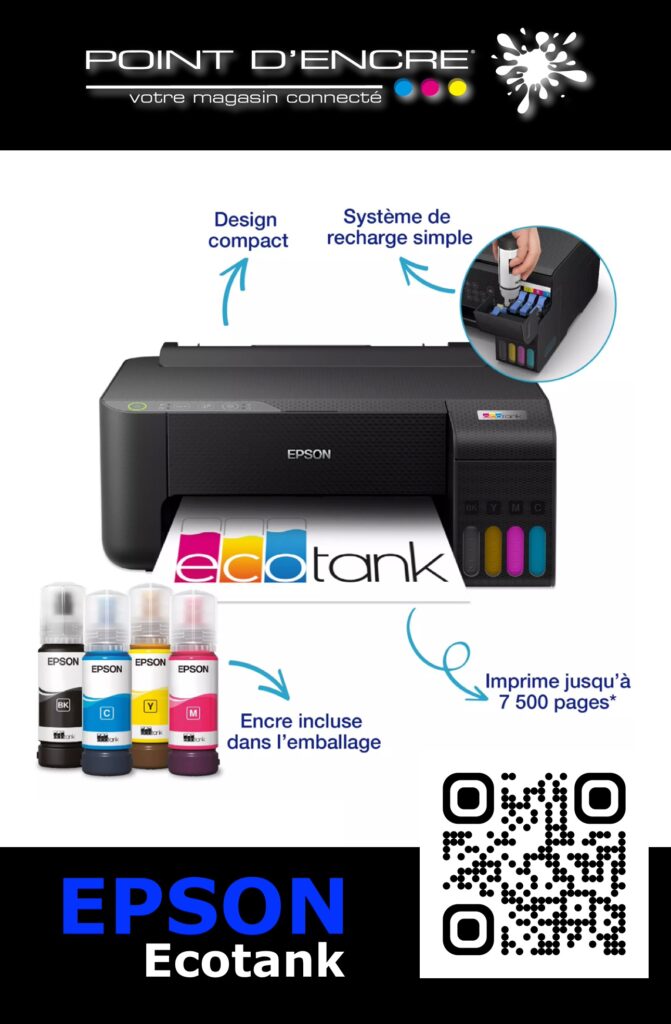 POINT D'ENCRE présente : L'imprimante A4 Wi-Fi EcoTank ET-1810 🎉🖨️ #Imprimante #Epson #EcoTank #WiFi #Impression #Multifonction #Économie #Innovante #Bureau #Maison #Qualité #Écologique #Technologie #Marketing #POINTDENCRE #DossierDePresse #Nouveauté #HighTech #ImpressionSansCartouche #FacilitéDUtilisation #Connectivité #MobilePrint