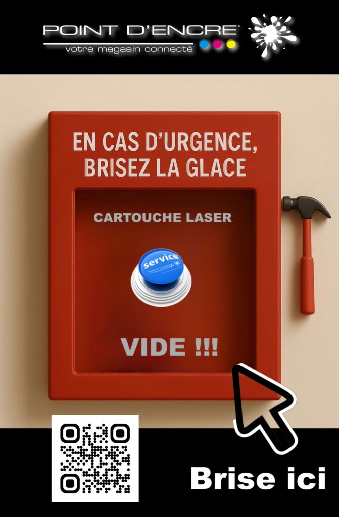 🚨 Urgence : Rentrer en contact avec Point D'encre pour vos cartouches laser vides ! 🚨 #UrgenceImpression #CartouchesLaser #PointDencre #BriserLaGlace #Toner #Imprimantes #ServicesBureautiques #FournituresBureautiques #ImpressionRapide #Qualité #ServiceClient #ImprimantesTousMarques #ContactUrgent #AideImpression #ImpressionProfessionnelle #Bureau #FournisseurImpression #ConsommablesImpression #AlternativesDurables